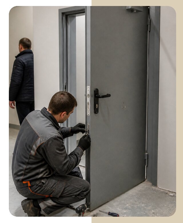 Ремонт противопожарной двери в Шебекине по цене 6618 р. | ДвериЛегко-Шбк